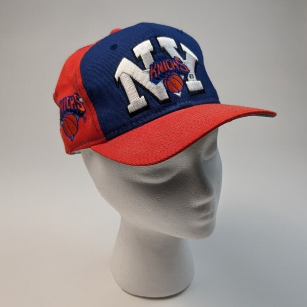 Vintage New York Knicks NBA Colorblock Snapback Sports Specialties Hat 90s - Picture 3 of 9